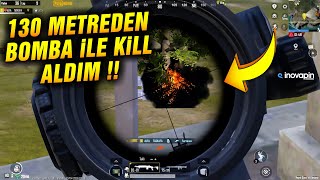 130 METREDEN EL BOMBASI KİLLİ Mİ? One man squad PUBG Mobile