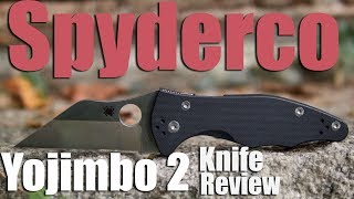 Review: Spyderco Yojimbo 2 Pocket Knife CPS S30V Steel, Compression Lock, Jokes