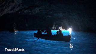 Blue Grotto (Grotta Azzurra) | Capri, Italy | Travel Stock Footage