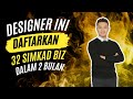 Graphic Designer Ini Daftarkan 32 Simkad Biz Dalam 2 Bulan