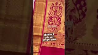 #shivshahi network#new collection#semi silk paithani#more details7020410600#shivshahi paithani#saree