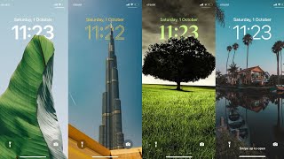 Detail Procedure to Hide Time Behind Wallpaper in iPhone With IOS16 | iPhone Men Tim Ko Walpaper K