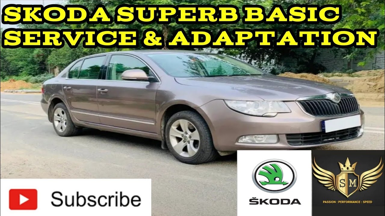 How To Do Basic Service Of Skoda Superb Petrol Engine | Skoda Superb ...