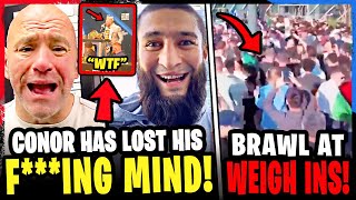 CONCERNS RISE for Conor McGregor after RECENT FOOTAGE! ALTERCATION at WEIGH-INS! Khamzat next FIGHT