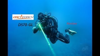 LASER Dive light!!!    REVIEW | Orcatorch D570-GL