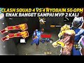 CLASH SQUAD 4 VS 4 PAKE SG OPM !! ENAK BANGET SAMPAI MVP 2 KALI !! - FREE FIRE INDONESIA