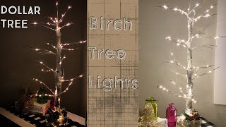 Dollar Tree Christmas DIY | Birch Tree Decor DIY