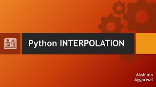 #python #interpolation #módulo #operator #substitute #variablesinpython