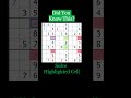 How To Solve Hard Sudoku With X-Wings Sudoku Shorts 65 #sudoku #puzzle #shorts
