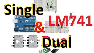 LM741 as Comparator \u0026 Opamp #basicTronics 02