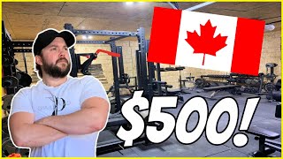 How To Build a Budget Home Gym in CANADA!