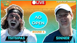 🎾TSITSIPAS vs SINNER | Australian Open 2023 | LIVE Tennis Play-by-Play Stream | QualityShot Tennis