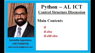 Python selection Control Structure| if condition| If else condition | nested if