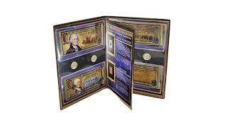 United States Presidential Collection 24K Gold Aurums, S...