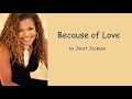 Because of Love by Janet Jackson (Lyrics)