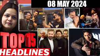 Top 15 Big News of Bollywood | 8th may 2024 | Stardom, Ranveer Singh, Pushpa 2