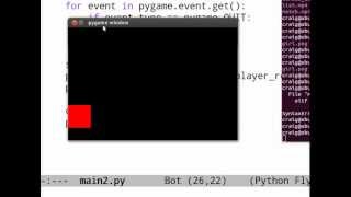Lesson #3 - Python and Pygame Tutorial - The Moving Square