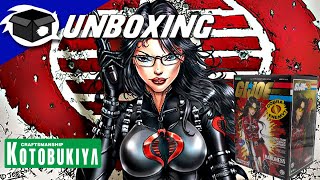 Kotobukiya G.I. Joe Crimson Strike Team Baroness Unboxing | Culture Junkies