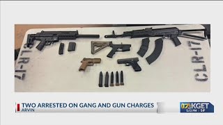 2 arrested on gang, gun charges in Arvin: KCSO