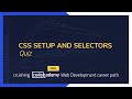 Crushing Codecademy PRO WEB DEVELOPMENT career path Challenge - Quiz (CSS SETUP AND SELECTORS)