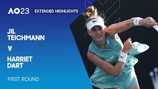 Jil Teichmann v Harriet Dart Extended Highlights | Australian Open 2023 First Round