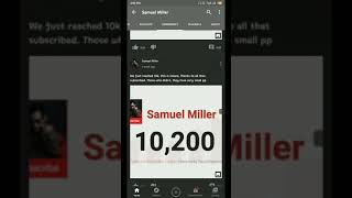 (Thanks to WhiteHat Jr. 🤣🤣😅)Samuel Miller, from 10k to 64k subs in 5 days 😱(😍AMAZING)