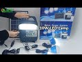 Complete Portable Solar Generator Lighting System Kit For Off Grid Solar Home Lighting