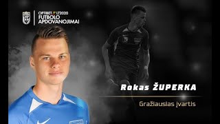 ROKAS ŽUPERKA // GRAŽIAUSIAS METŲ ĮVARTIS // LIETUVOS FUTBOLO APDOVANOJIMAI 2020