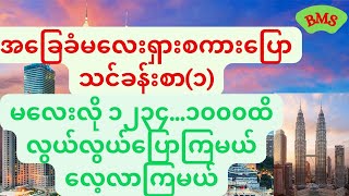 Let speak Malaysia Speaking easily ( @BMS Channel မလေးရှားစကားပြော လွယ်လွယ်ပြောကြမယ်)