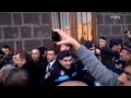 gyumri scuffle between police and activists