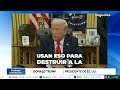 la desafiante explicación de trump sobre el cierre de usaid