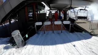 Skiing - How to use a chair lift | Getting on a ski Chair lift | Beginner Video for skiing