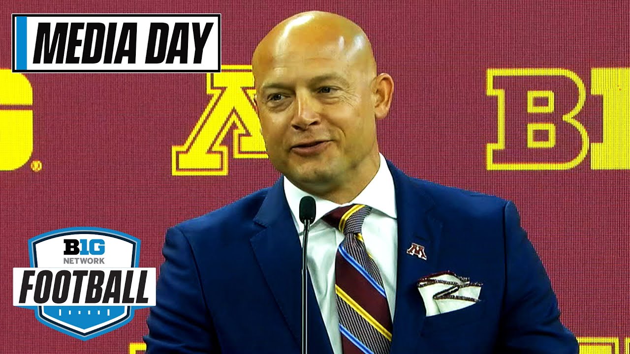 Minnesota Coach P.J. Fleck Speaks With The Media | 2021 Big Ten ...