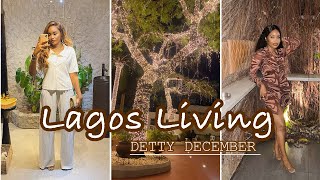 LagosLiving #55 | my super litt DETTY DECEMBER in Lagos! |parties + dinners + shows + brunch \u0026 more!