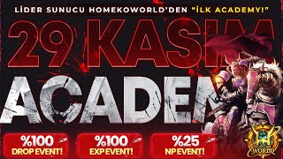 HomekoWorld 1. ACADEMY