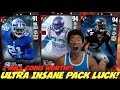 THE CRAZIEST PACK LUCK YET! ULTRA RARE PULLS! 5 GHOST OF MADDEN PACKS! MADDEN 17 ULTIMATE TEAM!