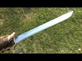 new short sword and older sharp sword longquan da dao or short broadsword $113