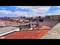 porto 4k portugal 🇵🇹 free walking tour oporto 4k ultra hd porto viewpoint i jardim do morro