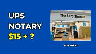 UPS Notary Cost (2026) | $15+ Per Signature? What to Expect