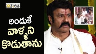 Balakrishna Responds on Why He Gets Angry on Fans and Beats them - Filmyfocus.com