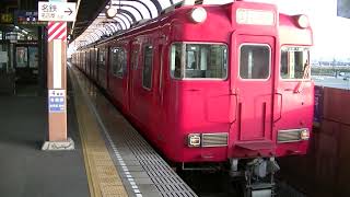 【三河ワンマン脱走車】名鉄6000系6003F上小田井駅発車