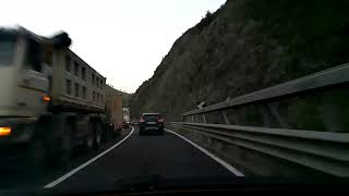 From upper Lauria to Castrocucco of Maratea via SS 585 Fondo Valle del Noce