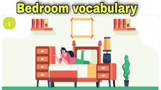 Bedroom vocabulary.