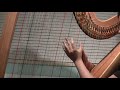 the pedal harp harmonics