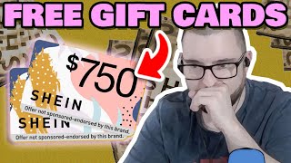 Free Shein Gift Card Codes 2025 🛍️ How to get $750 Shein Clothes Gift Card for FREE *NOT CLICKBAIT*