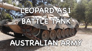 Leopard Battle Tank - Australian Army - Drone Vision