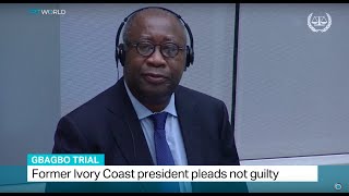 Former Ivory Coast president pleads not guilty of crimes against humanity