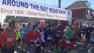 Over 8,500 runners brave the cold for Around the Bay Road Race