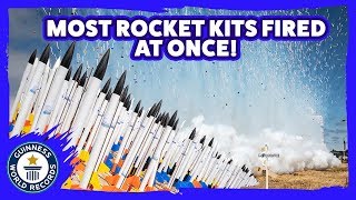 Most model rockets launched simultaneously! - Guinness World Records