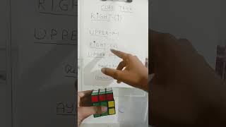 how to solve a Rubik's cube. Rubik's cube trick ##viral #short #trending